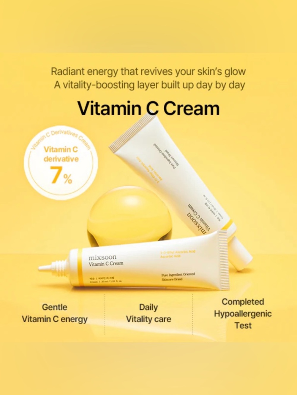 Korean Skincare Mixoon Vitamin C Cream - Picture 3 of 14
